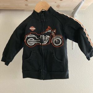 Toddler 3T Harley Davidson zip up